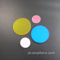 Filtro de banda UV de vidro de cor óptica
